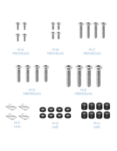 TooQ LP4380XL-B soporte para TV 2,03 m (80") Negro