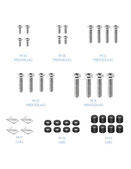 TooQ LP4380XL-B soporte para TV 2,03 m (80") Negro