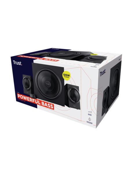 Trust Yuri conjunto de altavoces 60 W Universal Negro 2.1 canales De 1 vía 15 W