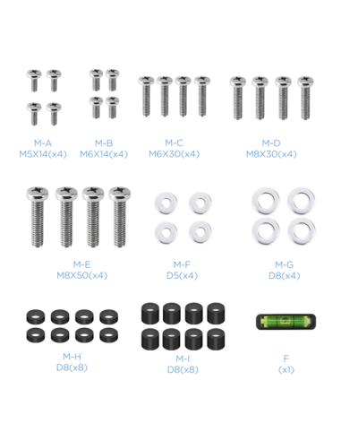 TooQ LP4390F-B soporte para TV 2,29 m (90") Negro