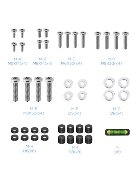 TooQ LP4390F-B soporte para TV 2,29 m (90") Negro