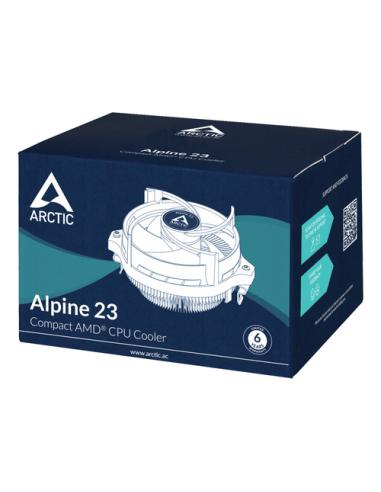 ARCTIC Alpine 23 - Compact AMD CPU-Cooler Procesador Refrigerador de aire 9 cm Aluminio, Negro 1 pieza(s)