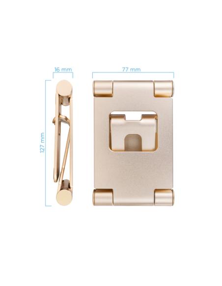 TooQ Keops Soporte pasivo Teléfono móvil/smartphone, Tablet/UMPC Oro