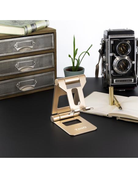 TooQ Keops Soporte pasivo Teléfono móvil/smartphone, Tablet/UMPC Oro