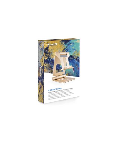 TooQ Keops Soporte pasivo Teléfono móvil/smartphone, Tablet/UMPC Oro