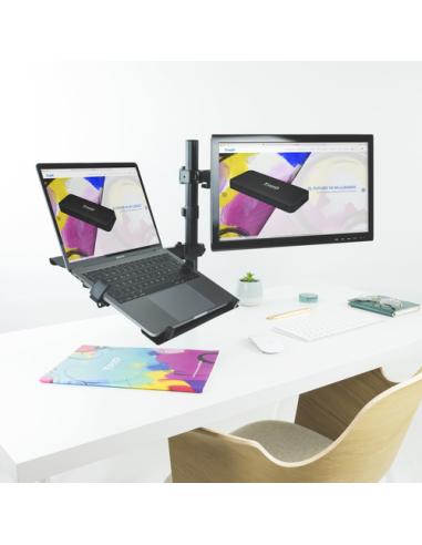 TooQ Soporte de mesa para pantalla 13"-32" y portátil