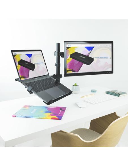 TooQ Soporte de mesa para pantalla 13"-32" y portátil