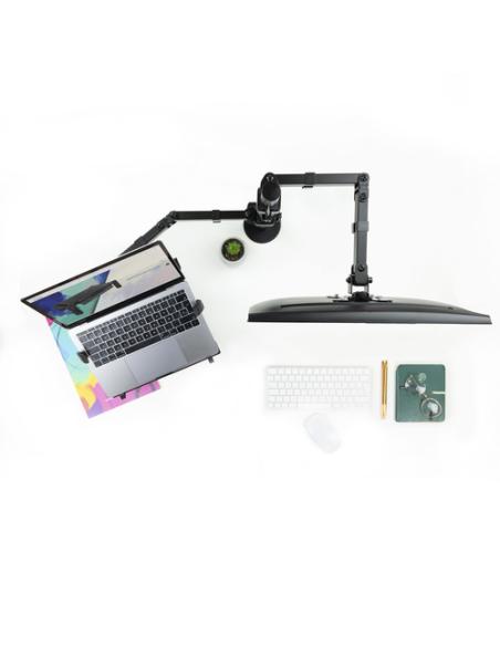 TooQ Soporte de mesa para pantalla 13"-32" y portátil