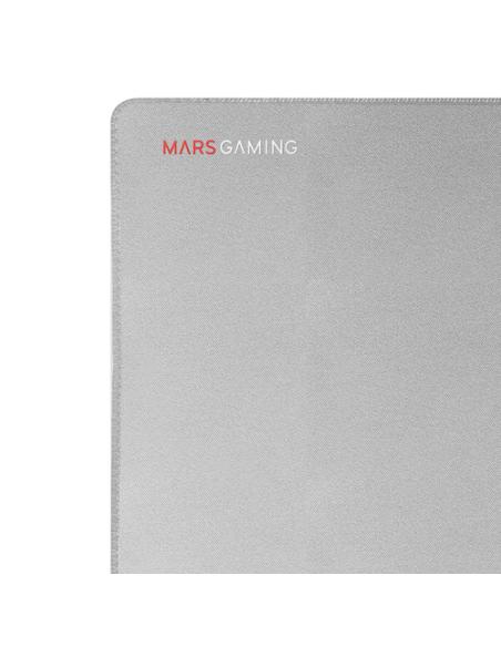 Mars Gaming MMPXLS Plata, Alfombrilla Gaming XL, Doble capa Nanotejido y Goma Natural, 800x300x4mm