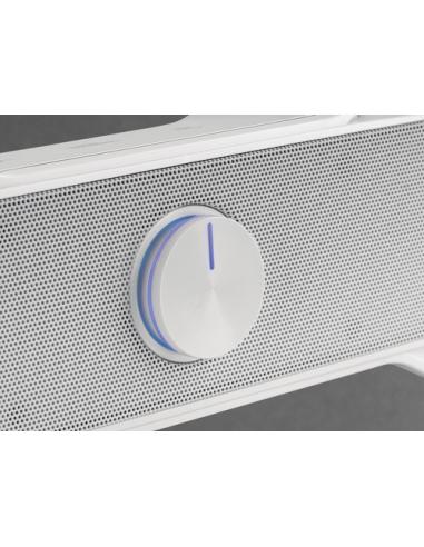 Mars Gaming MSBXW Blanco, Barra de Sonido RGB, Bluethooth 5.0+Jack 3.5, Sonido DSP 10W