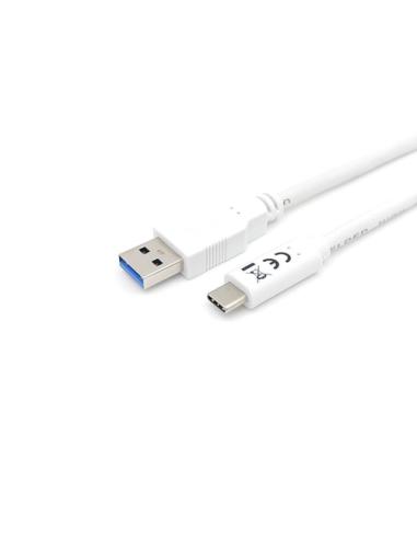 Equip 128363 Cable USB 3.2 Gen 1 C a A, M/M , 1,0m, 5Gbps, Blanco