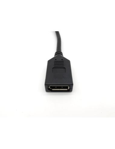 Equip 119039 adaptador de cable de vídeo 0,15 m HDMI tipo A (Estándar) DisplayPort Negro