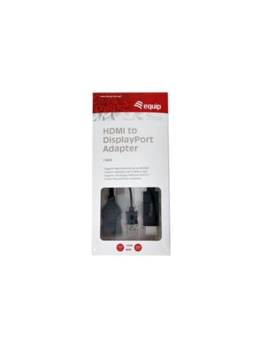 Equip 119039 adaptador de cable de vídeo 0,15 m HDMI tipo A (Estándar) DisplayPort Negro
