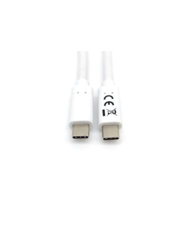 Equip 128361 Cable USB 3.2 Gen 1 C a C, M/M , 1,0m, PD 60W, 5Gbps, Blanco