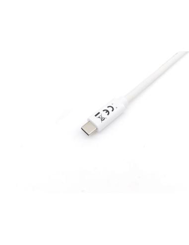 Equip 128361 Cable USB 3.2 Gen 1 C a C, M/M , 1,0m, PD 60W, 5Gbps, Blanco