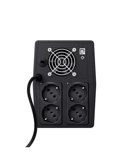 Trust Paxxon sistema de alimentación ininterrumpida (UPS) 1,5 kVA 900 W 4 salidas AC