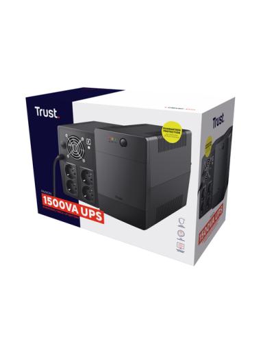 Trust Paxxon sistema de alimentación ininterrumpida (UPS) 1,5 kVA 900 W 4 salidas AC