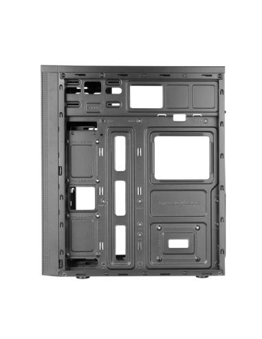 Tacens 2FERROX, Caja PC Semitorre ATX, Ventilador Lateral 12cm, Rejilla Frontal, Acero, Negro