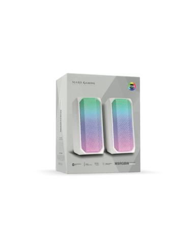 Mars Gaming Altavoces MSRGBW 15W Bt 5.0 White