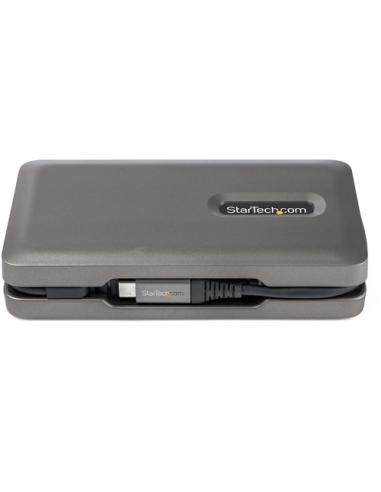 StarTech.com Adaptador Multipuertos USB-C - USB Tipo C a HDMI 2.0 4K a 60Hz - Hub Ladrón USB de 2 Puertos de 10Gbps - con PD de 