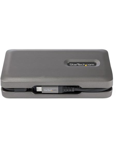 StarTech.com Adaptador Multipuertos USB-C - USB Tipo C a HDMI 2.0 4K a 60Hz - Hub Ladrón USB de 2 Puertos de 10Gbps - con PD de 