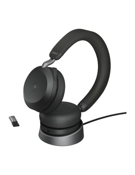 Jabra Evolve2 75 Auriculares Inalámbrico Diadema Oficina/Centro de llamadas Bluetooth Base de carga Negro