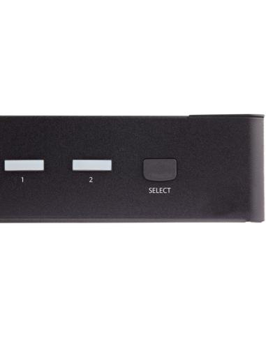 StarTech.com Switch Conmutador KVM de 2 Puertos HDMI 2.0 4K para 1 Monitor - Vídeo de 4K y 60Hz Ultra HD - HDR - Hub Ladrón USB 