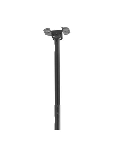 AISENS Soporte De Techo Giratorio, Inclinable, Extensible Para Monitor/TV 50kg De 37-80, Negro