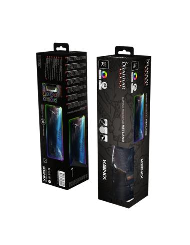 Konix Drakkar Prime Hetland XL Alfombrilla de ratón para juegos Multicolor