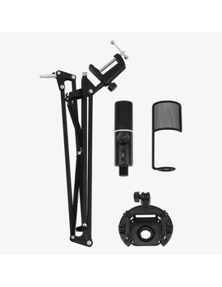 Streamplify MIC ARM Negro Micrófono de estudio