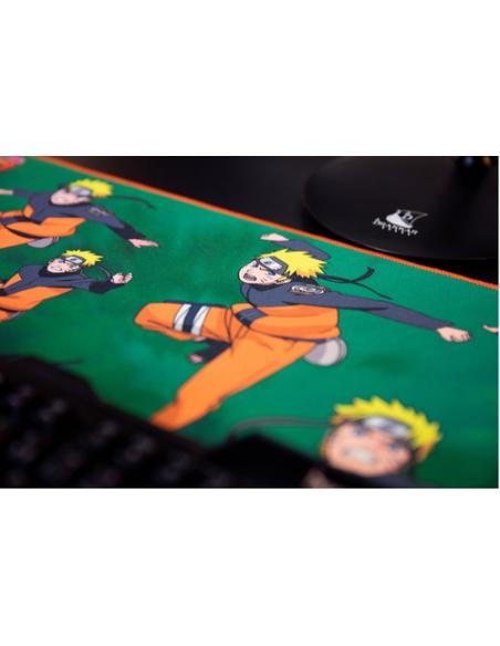 Konix Naruto KX MOUSEPAD XXL GREEN Alfombrilla de ratón para juegos Multicolor