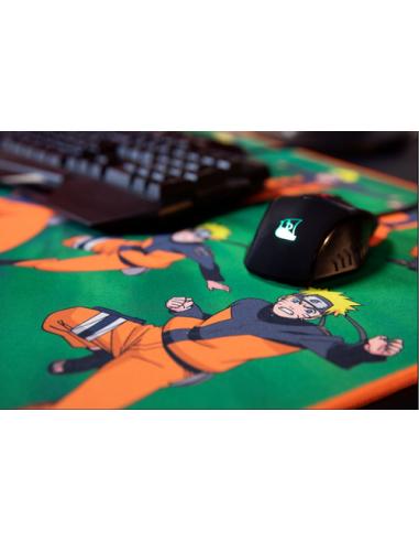 Konix Naruto KX MOUSEPAD XXL GREEN Alfombrilla de ratón para juegos Multicolor