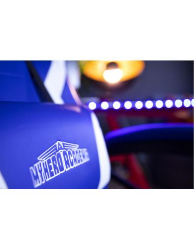 Konix My Hero Academia KX MHA GAMING CHAIR Silla para videojuegos universal Asiento acolchado Azul, Blanco