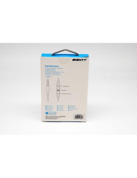 Eightt EAUR-HU auricular y casco Auriculares Alámbrico Dentro de oído Llamadas/Música Blanco