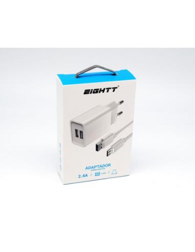 Eightt ECW-M cargador de dispositivo móvil Universal Blanco Corriente alterna Interior