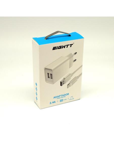 Eightt ECW-IP cargador de dispositivo móvil Universal Blanco Corriente alterna Interior