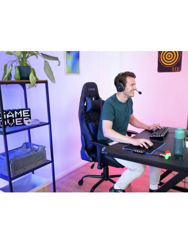 Trust GXT 708B Resto Silla para videojuegos universal Negro, Azul