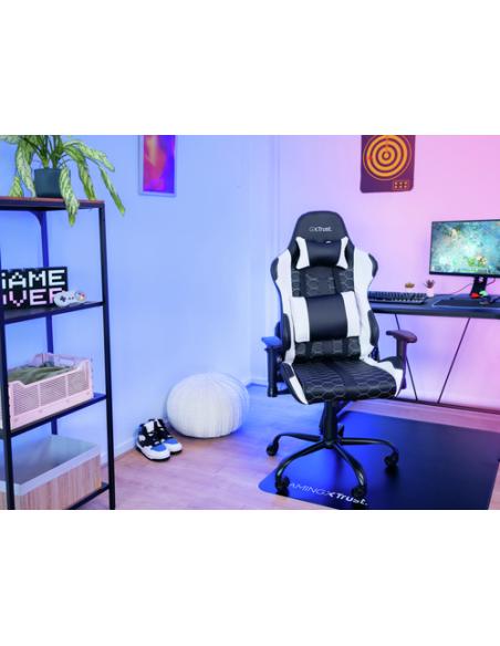 Trust GXT 708W Resto Silla para videojuegos universal Negro, Blanco
