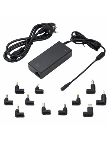 CARGADOR EWENT UNIVERSAL PORTATIL MULTITENSION 90W AUTOMATICO / EW3969