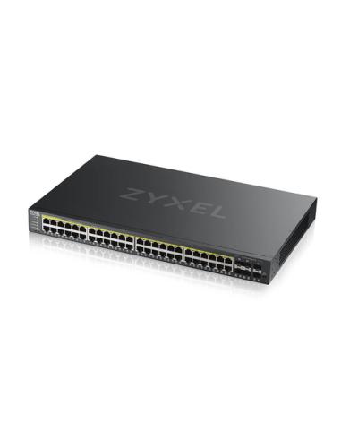 Zyxel GS2220-50HP-EU0101F switch Gestionado L2 Gigabit Ethernet (10/100/1000) Energía sobre Ethernet (PoE) Negro