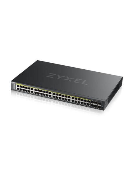 Zyxel GS2220-50HP-EU0101F switch Gestionado L2 Gigabit Ethernet (10/100/1000) Energía sobre Ethernet (PoE) Negro