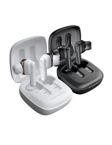 Mars Gaming MHIBW Blanco, Auriculares Inalámbricos, Bluetooth 5.1, Micrófono, Dual Driver