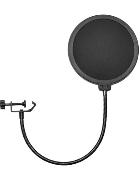 Mars Gaming MMICPRO, Micrófono PC USB, Condensador, Ultra-alta Definición Streamings, ASMR, Negro