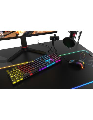 Krom Kasic teclado Juego USB QWERTY Inglés Negro