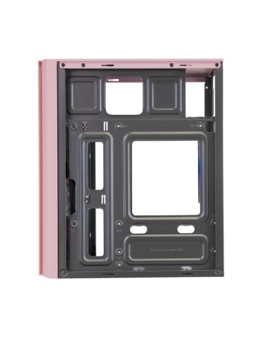 Mars Gaming MC300P Rosa, Caja PC Micro ATX, Cristal Templado, Frontal MESH, 3xVentilador FRGB
