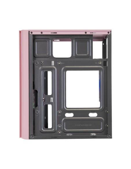 Mars Gaming MC300P Rosa, Caja PC Micro ATX, Cristal Templado, Frontal MESH, 3xVentilador FRGB
