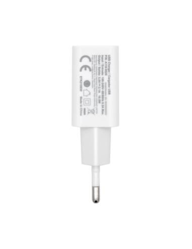 AISENS Cargador USB 10W Alta Eficiencia, 5V/2A, Blanco