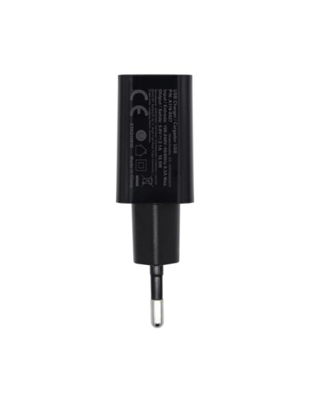 AISENS Cargador USB 10W Alta Eficiencia, 5V/2A, Negro