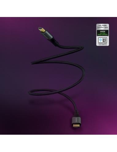 Nanocable Cable HDMI 2.1 Certificado ULTRA HIGH SPEED A/M-A/M, Negro, 1.5 m