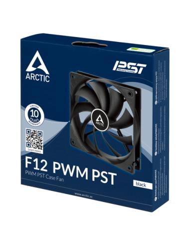 ARCTIC F12 PWM PST Carcasa del ordenador Ventilador 12 cm Negro 1 pieza(s)